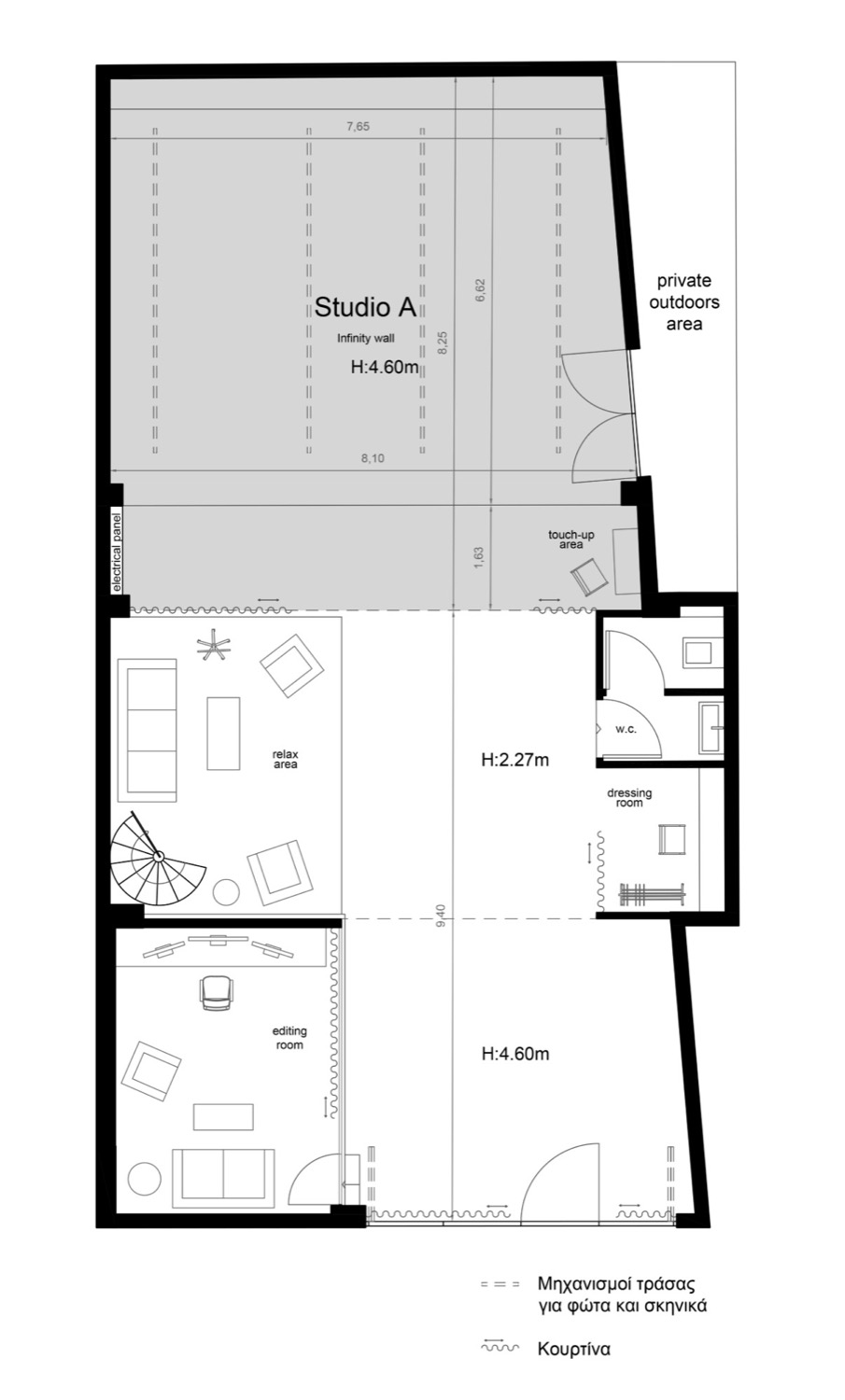 Floor plan of Stage A