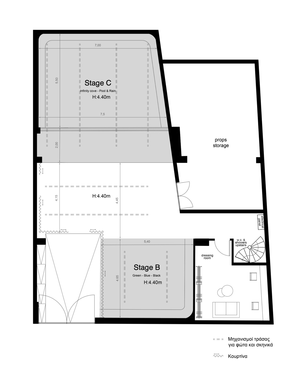 Floor plan of Stage B