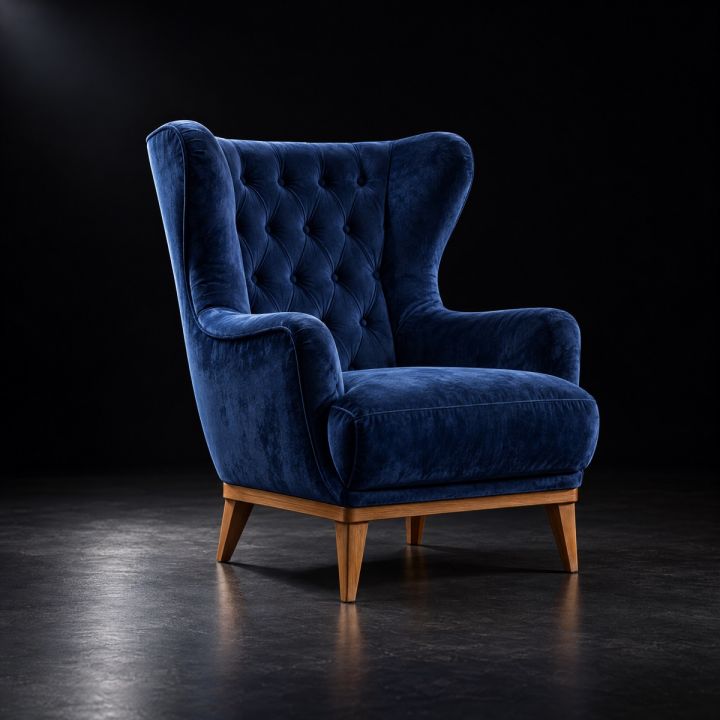 Wingback armchair