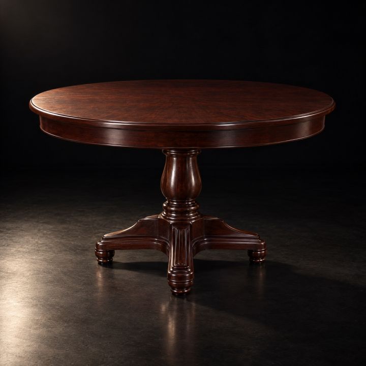 Round dining table
